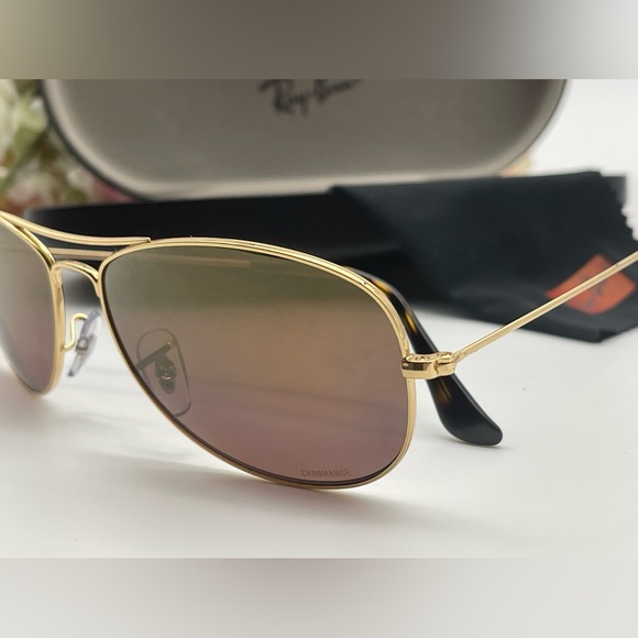 Authentic Ray Ban Aviator Brown Sunglasses - Picture 6 of 15